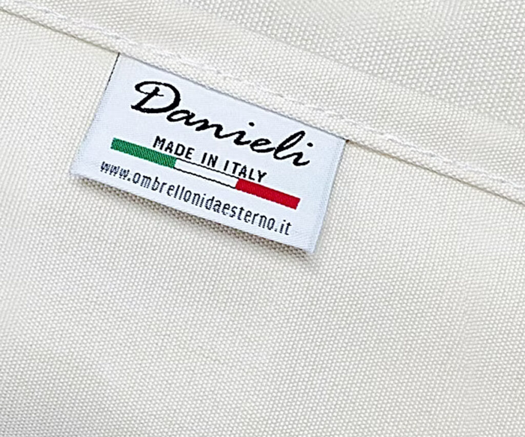 etichetta ombrellone danieli