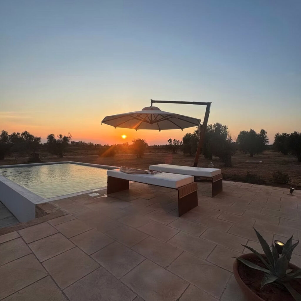 Ombrellone in legno Ø 4 mod. Lisbona