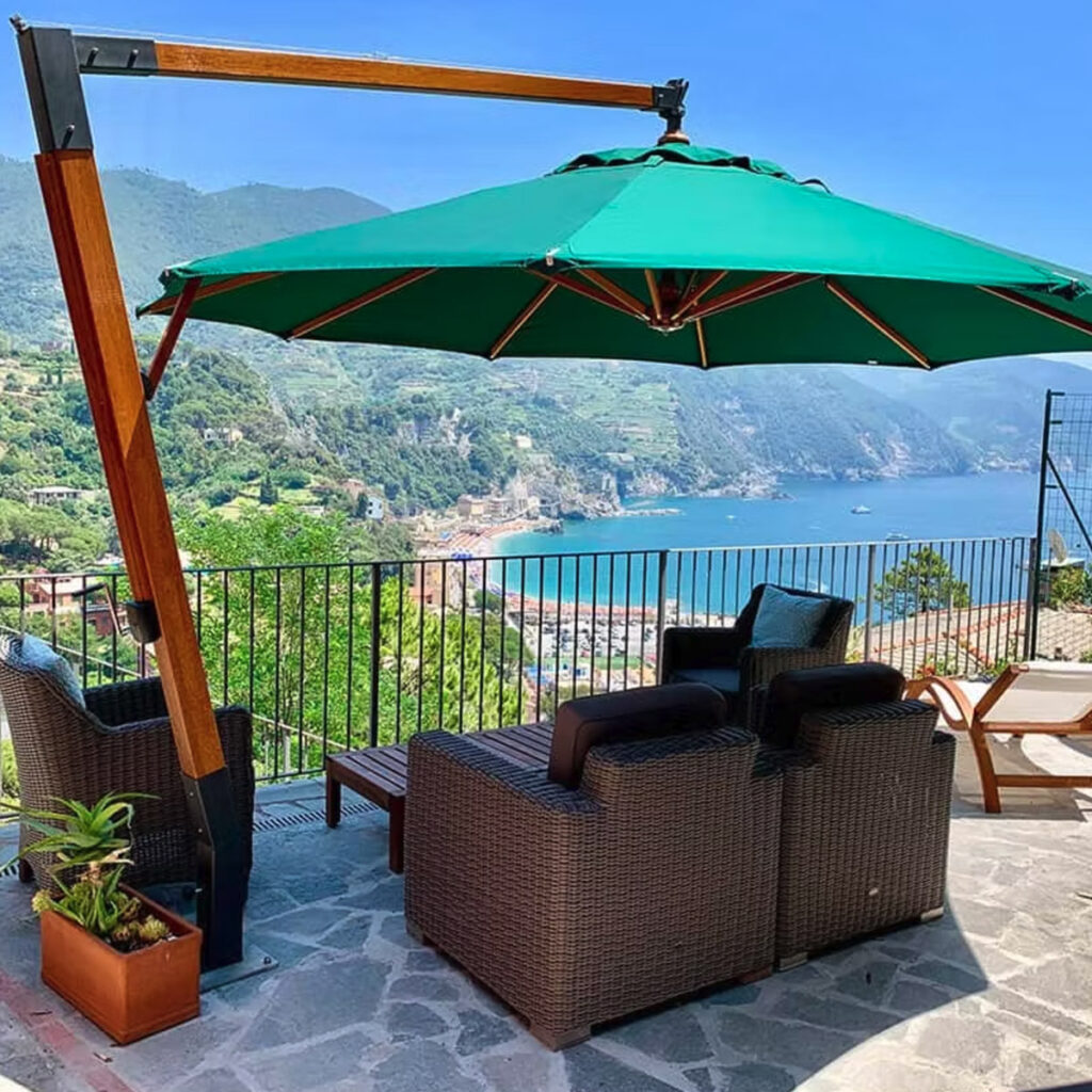 Ombrellone in legno Ø 4 mod. Lisbona