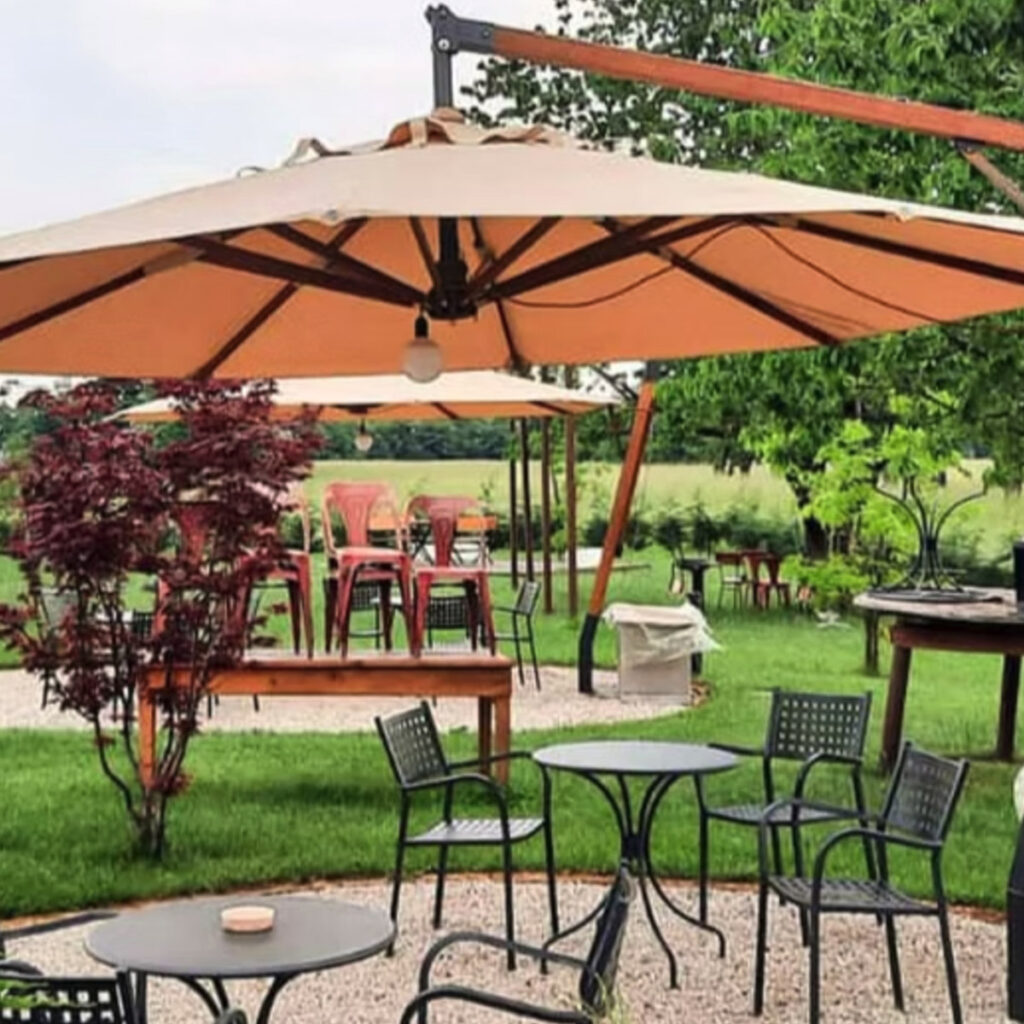 Ombrellone in legno Ø 2 mod. Lisbona