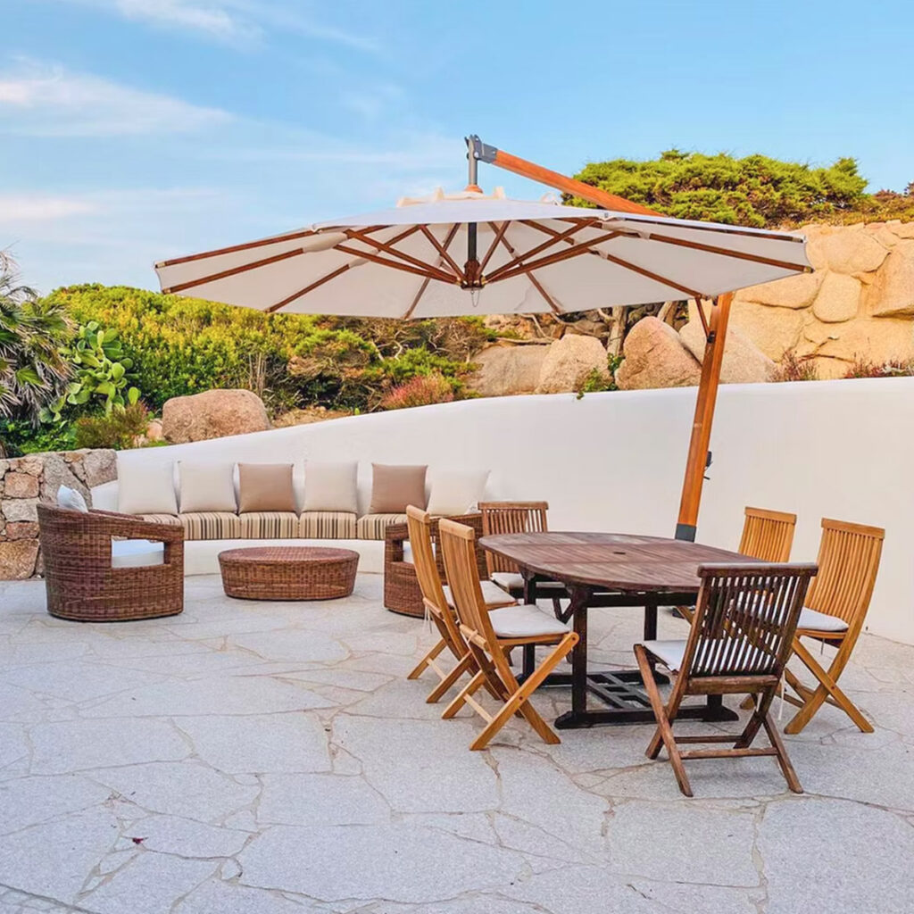 Ombrellone in legno Ø 4 mod. Lisbona