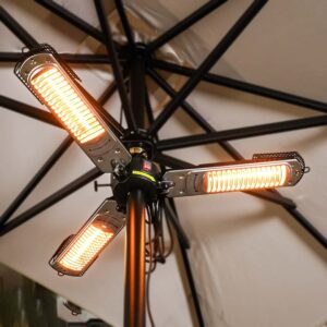 LR-O200-lampada-riscaldante-tripla-compatibile-ombrellone-accesa