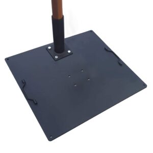 Base in ferro per ombrelloni