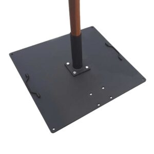 Base in ferro per ombrelloni