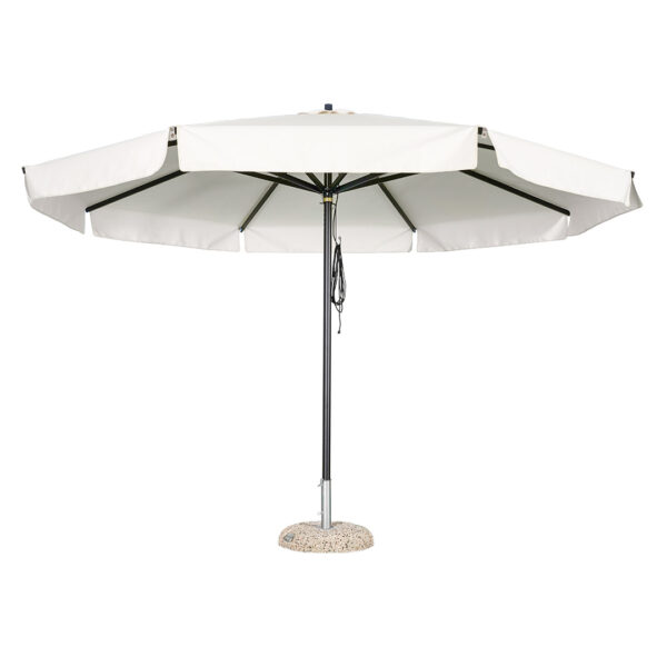 ombrellone da esterno in alluminio telo rotondo