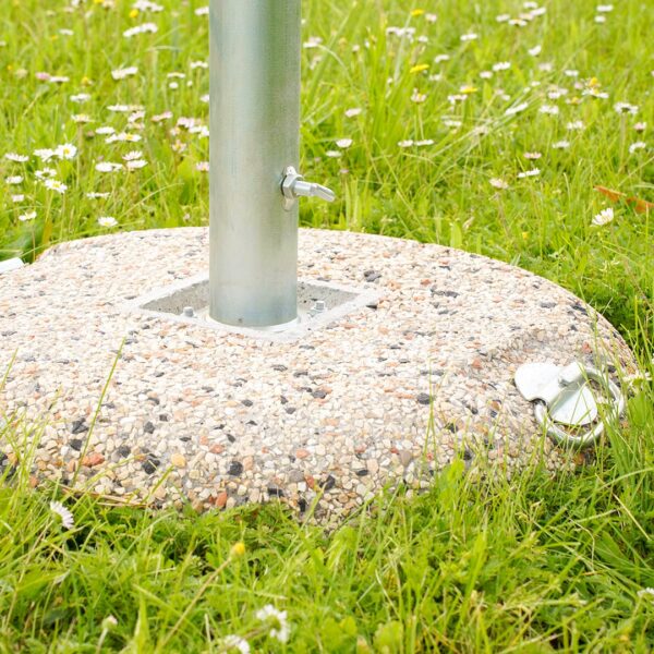 OMBRELLONE GIARDINO TONDO ALLUMINIO CON BORDO CM.400 OMBRELLONI ARREDO
