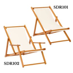 Sdraio pieghevole in legno