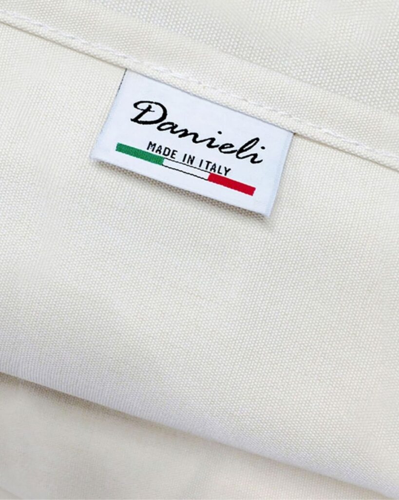 etichetta tessuto Danieli