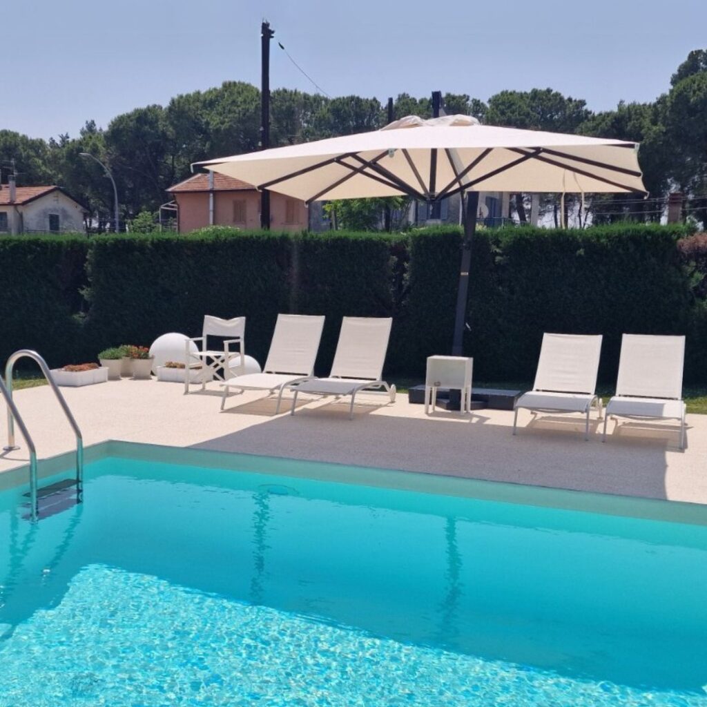 Ombrellone in alluminio mod. Malibù 3×4 mt