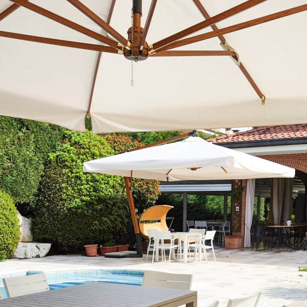 Ombrellone da giardino mod. San Francisco 4×4 mt