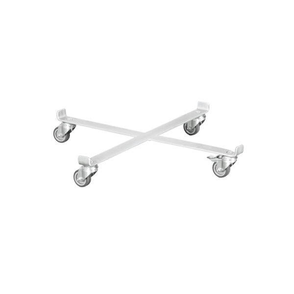 carrellino con ruote per base ombrellone