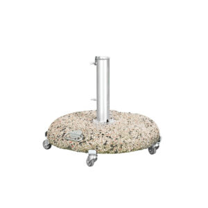 carrellino con ruote per base ombrellone